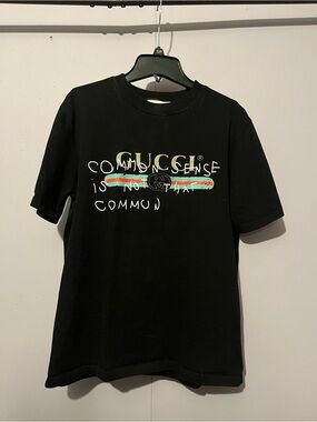 GG Tee with Printed Signature Stripe-Unisex